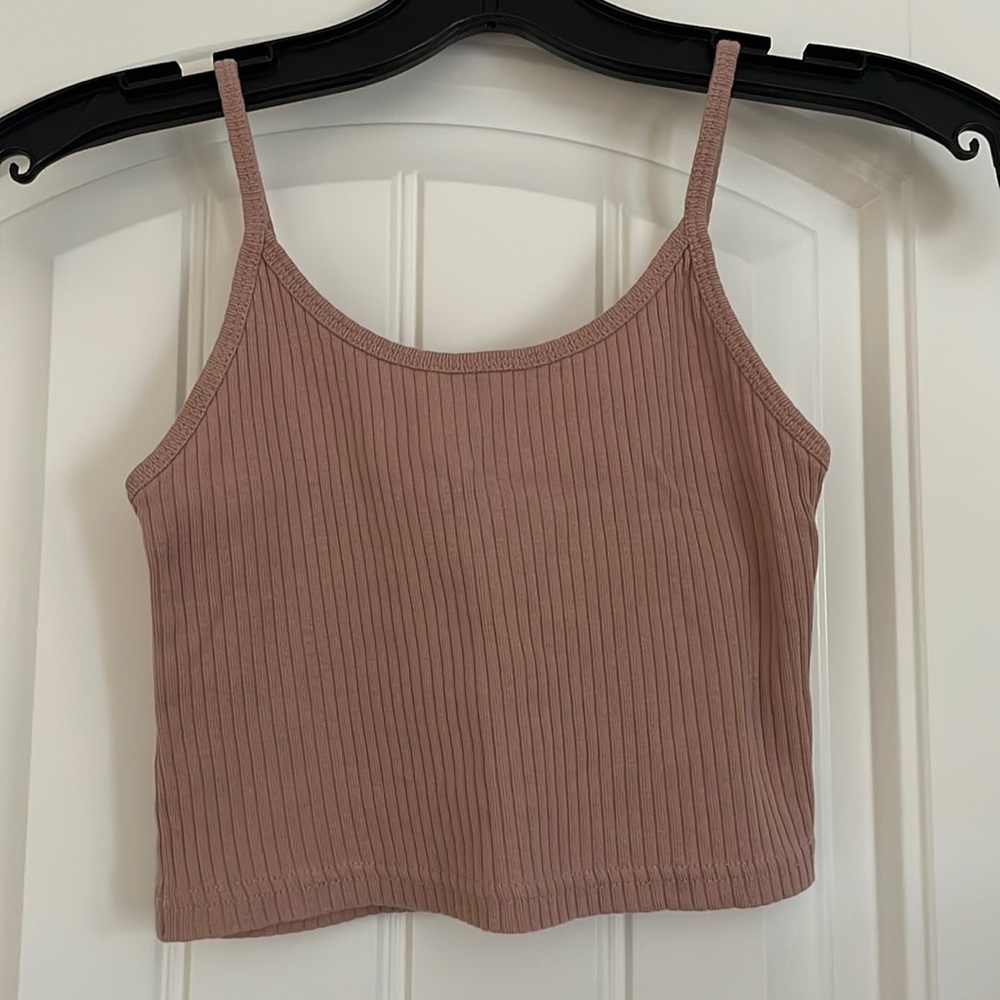Pink Topshop Crop Top